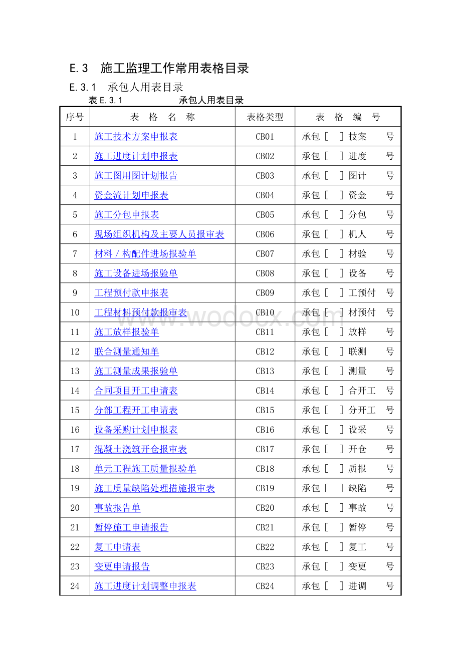 水利部施工及监理规范表格.doc_第3页