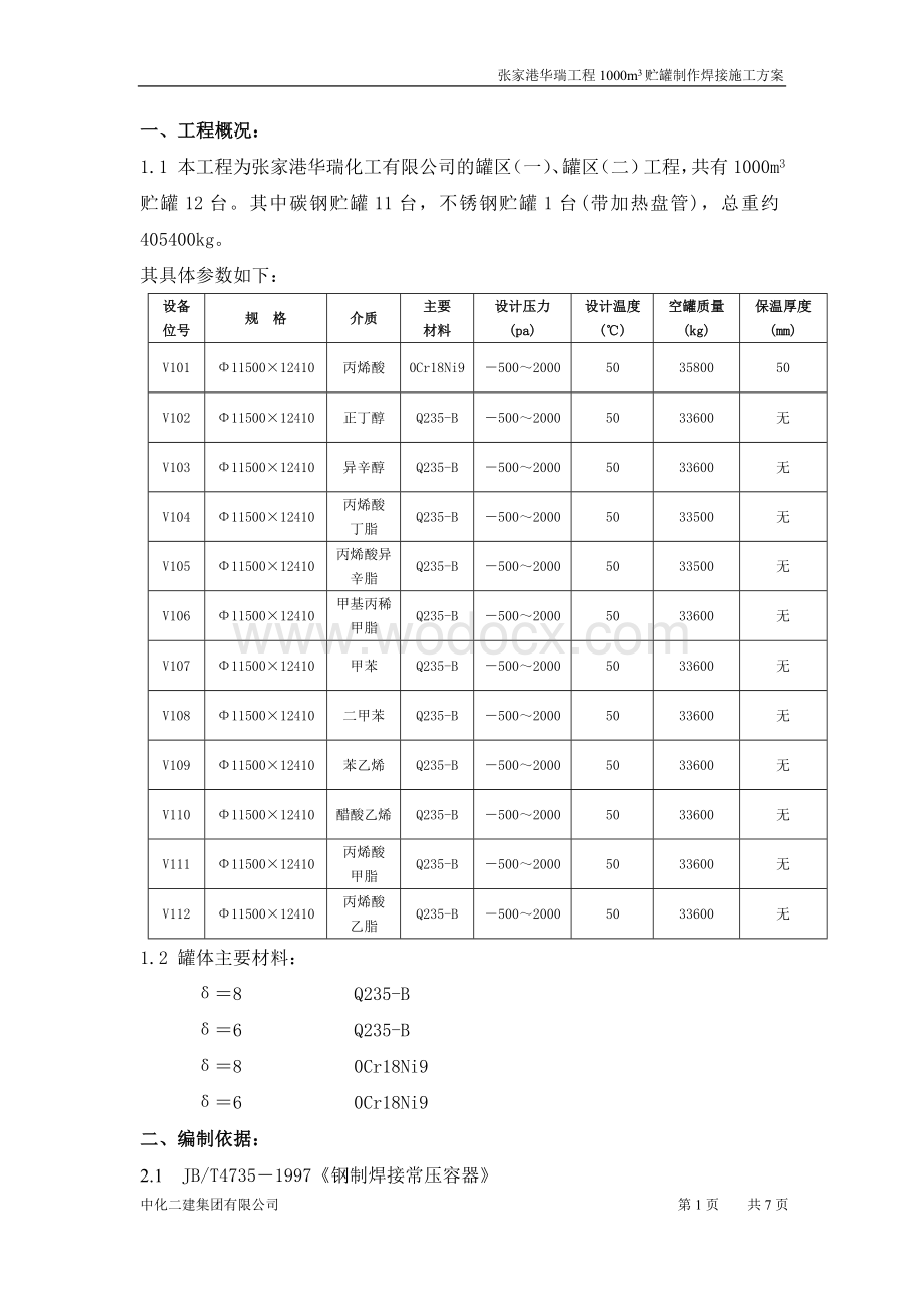 储罐焊接施工方案.doc_第1页