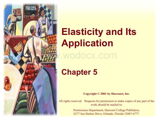 Chap05Elasticity-and-Its-Application(曼昆经济学原理-微观-英文版).ppt