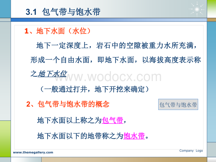 水文地质学基础第三章地下水的赋存.ppt_第3页