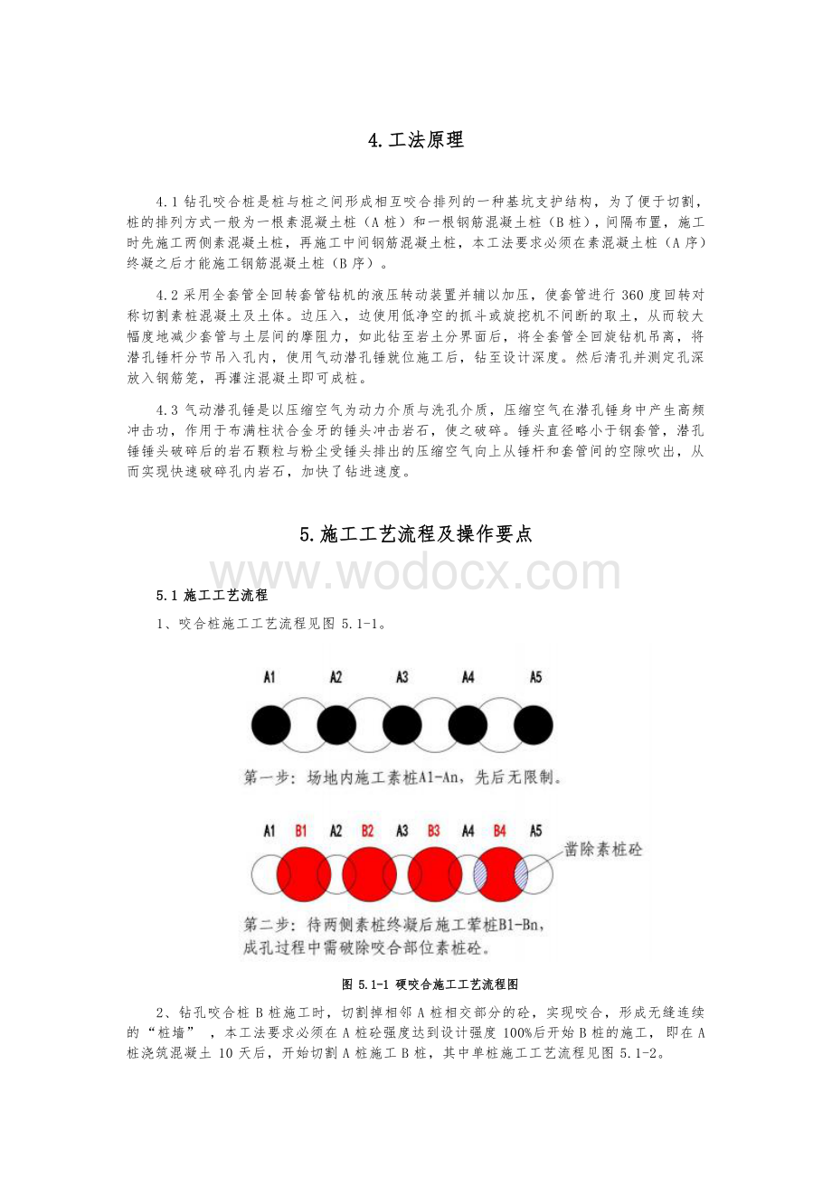 临近建构筑物的低净空硬法咬合桩施工工法.docx_第2页