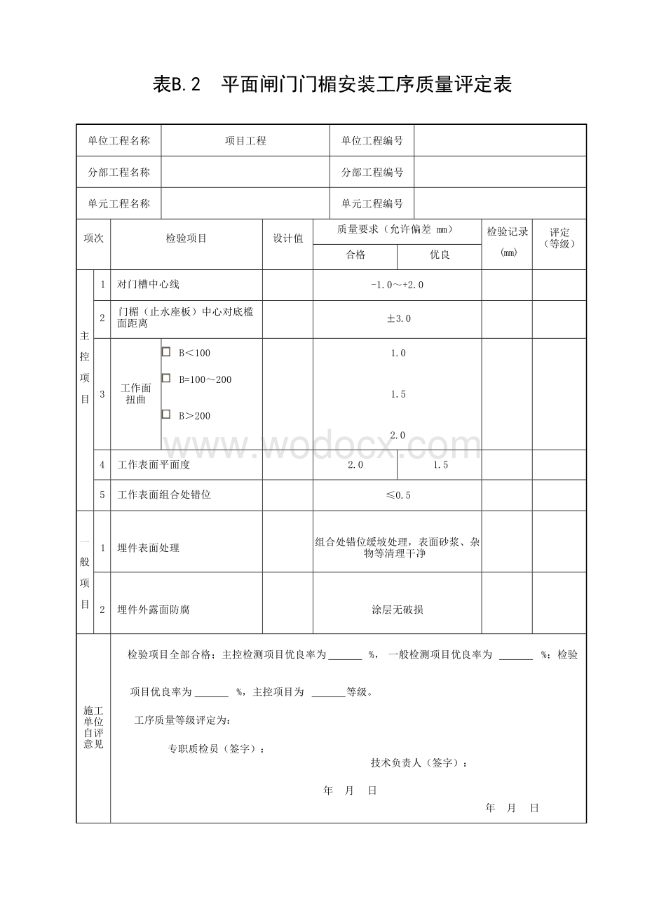 江苏水利水电工程工序质量评定表.docx_第3页
