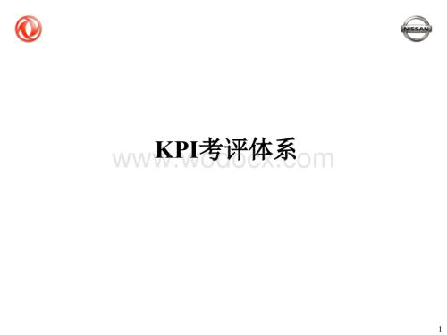XX汽车公司KPI考评体系.ppt