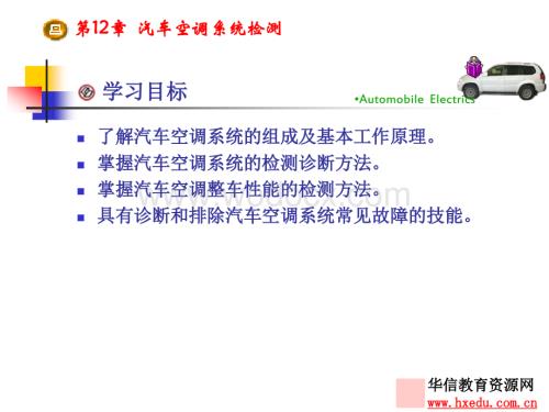 第12章汽车空调系统检测.ppt