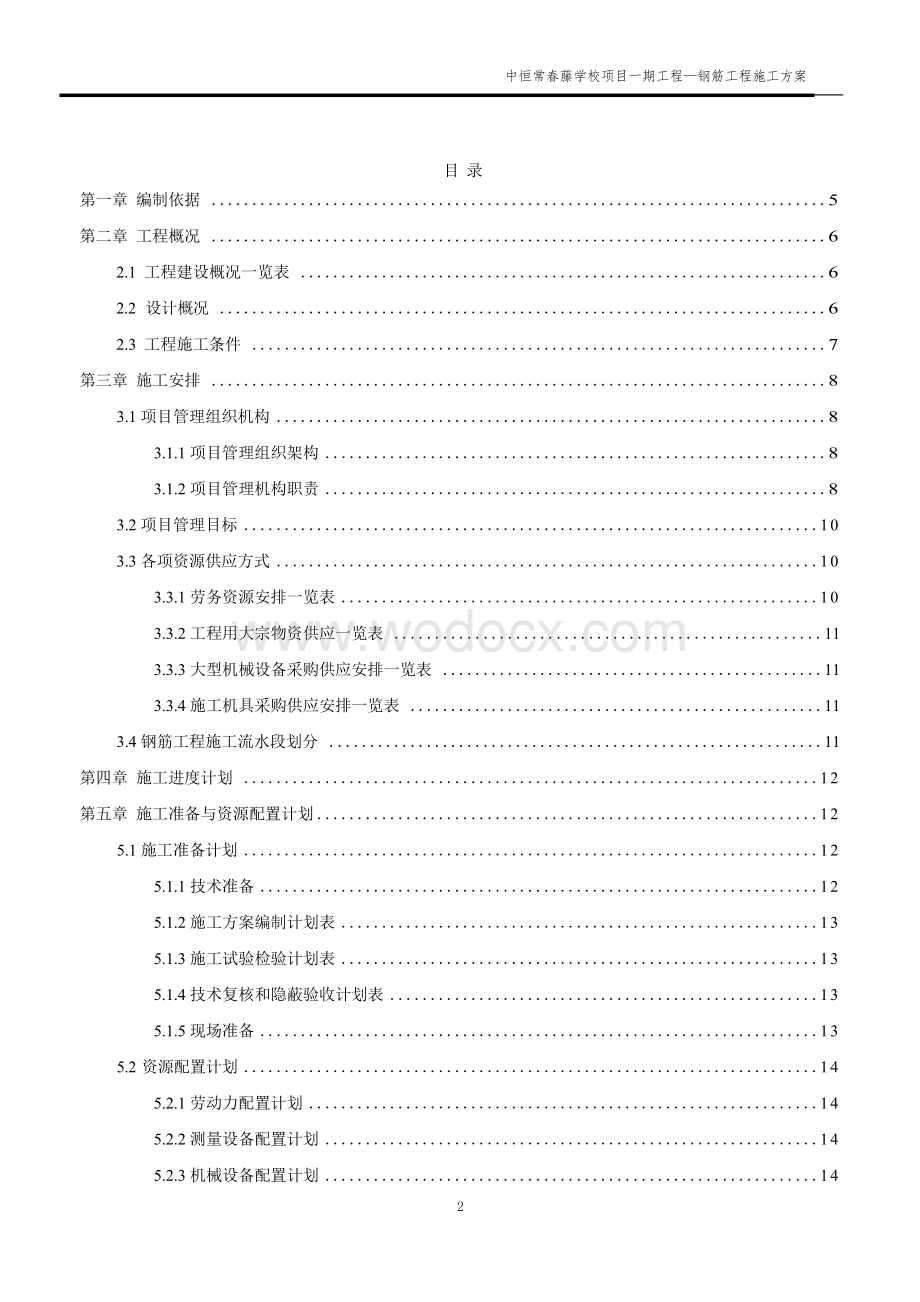 青岛中恒常春藤学校项目钢筋工程施工方案.docx_第3页