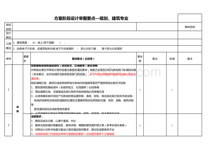 PD-3-28-20-01-20建筑设计审图要点（方案施工图）.xlsx_第1页