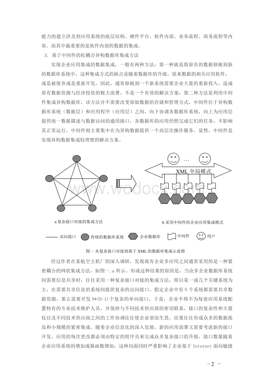 基于XML与RDB双重数据管理的企业应用集成.doc_第2页