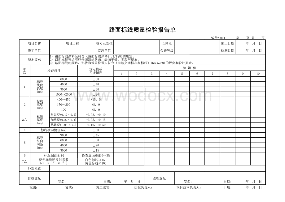 交通部交通安全设施质量检验评定用表.pdf_第3页