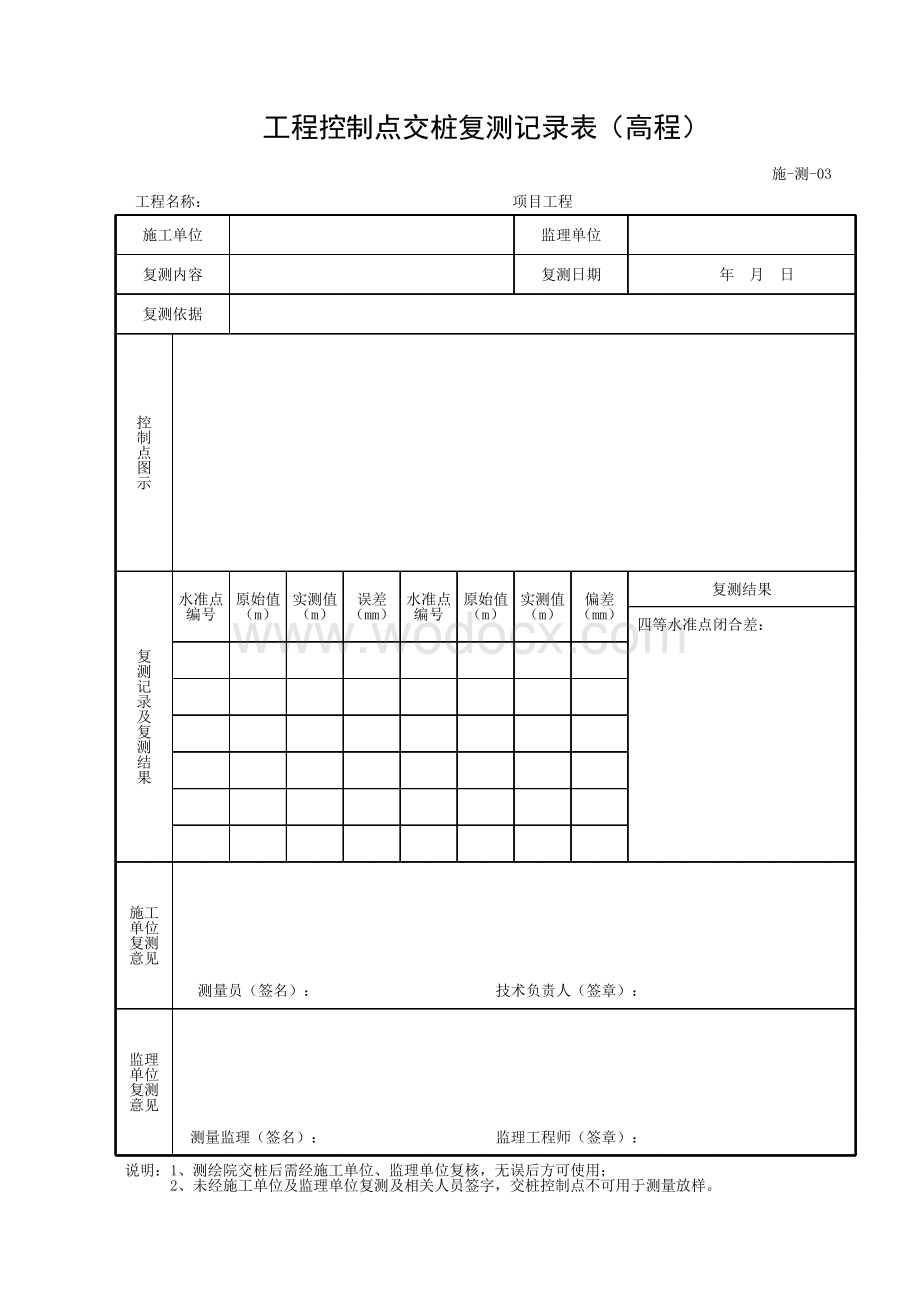 上海水利工程质量检验施工记录类用表.pdf_第3页