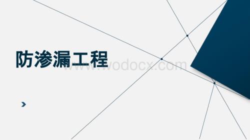 全套防渗漏工程施工指南.pptx