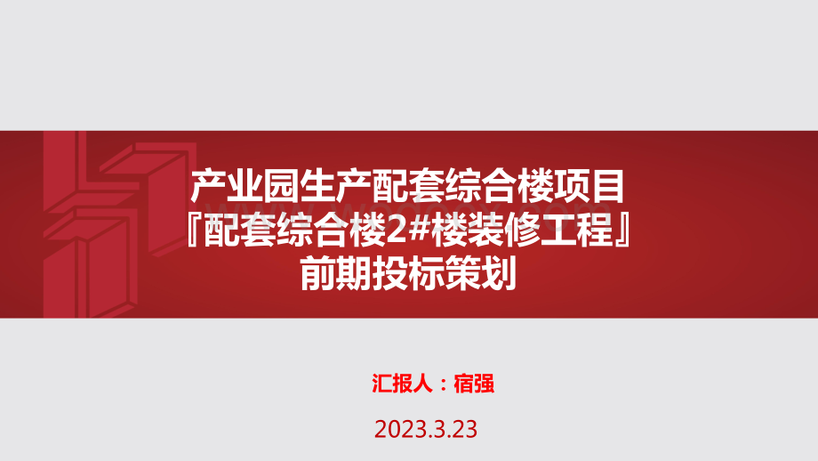 大型产业园装修项目前期投标配合策划方案.pdf_第1页