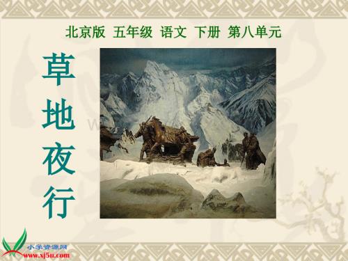 北京版五年级下册《草地夜行》PPT课件之二.ppt