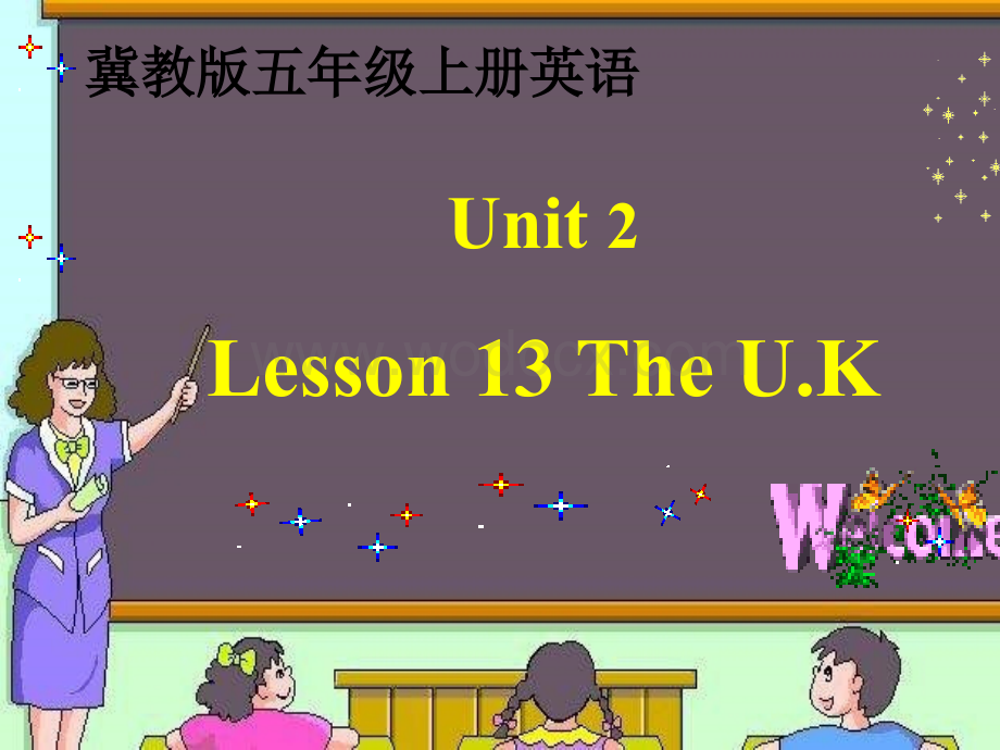 冀教版五年级上unit2《lesson 13 The U.K.》ppt课件.ppt_第1页
