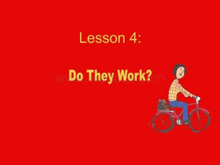 冀教版五年级上unit1《lesson 4 Do They Work》ppt课件.ppt_第1页