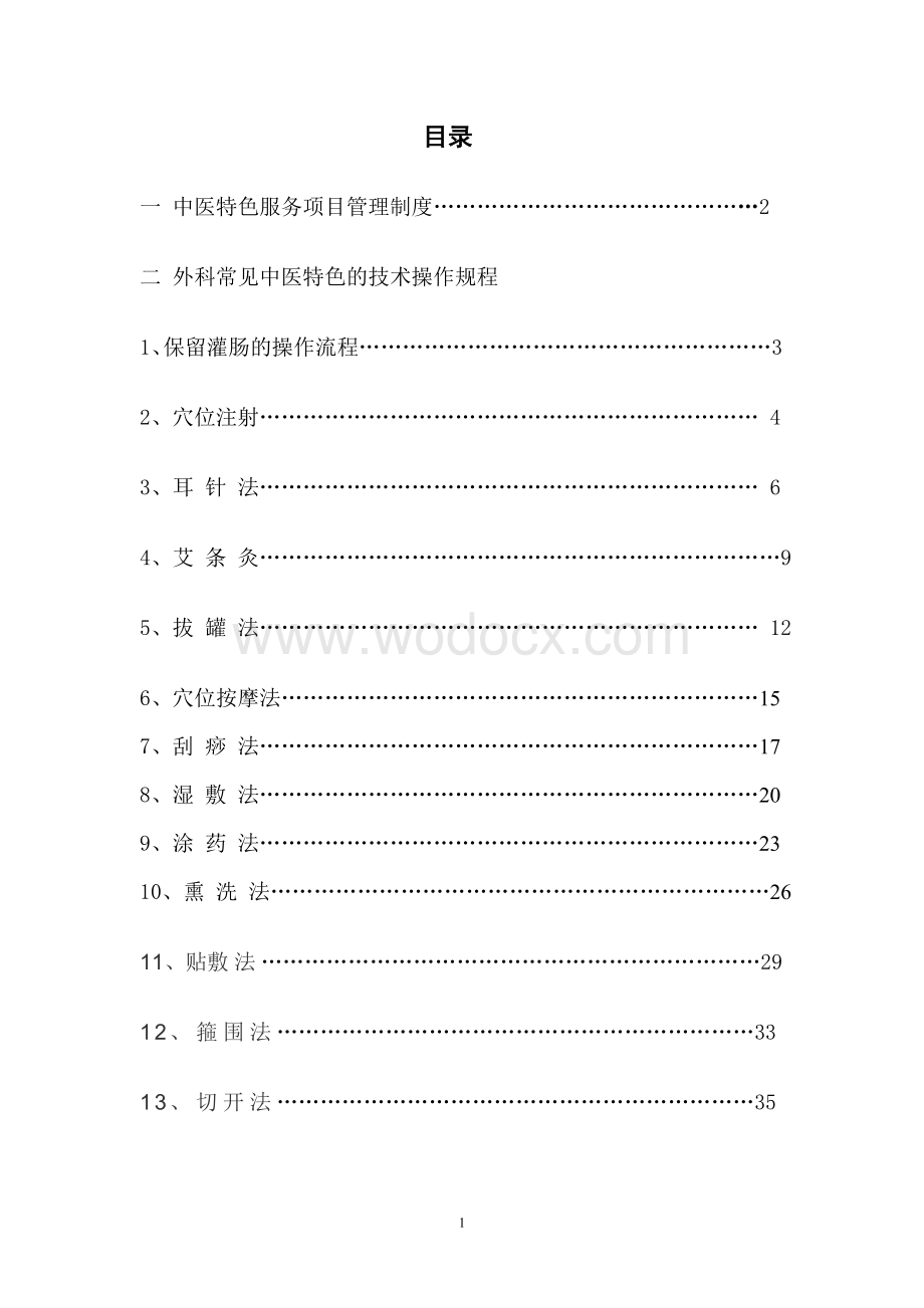 中医特色服务项目管理制度.doc_第1页