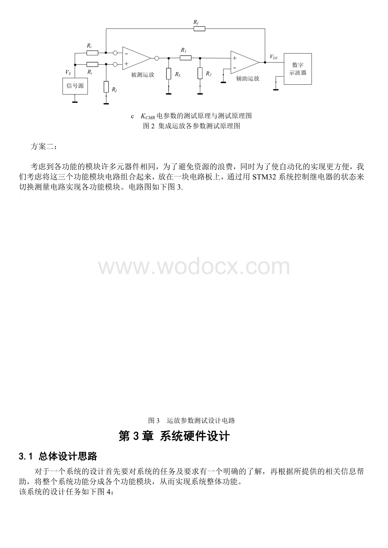 设计并制作一台能测试通用型集成运算放大器参数的测试仪.doc_第3页