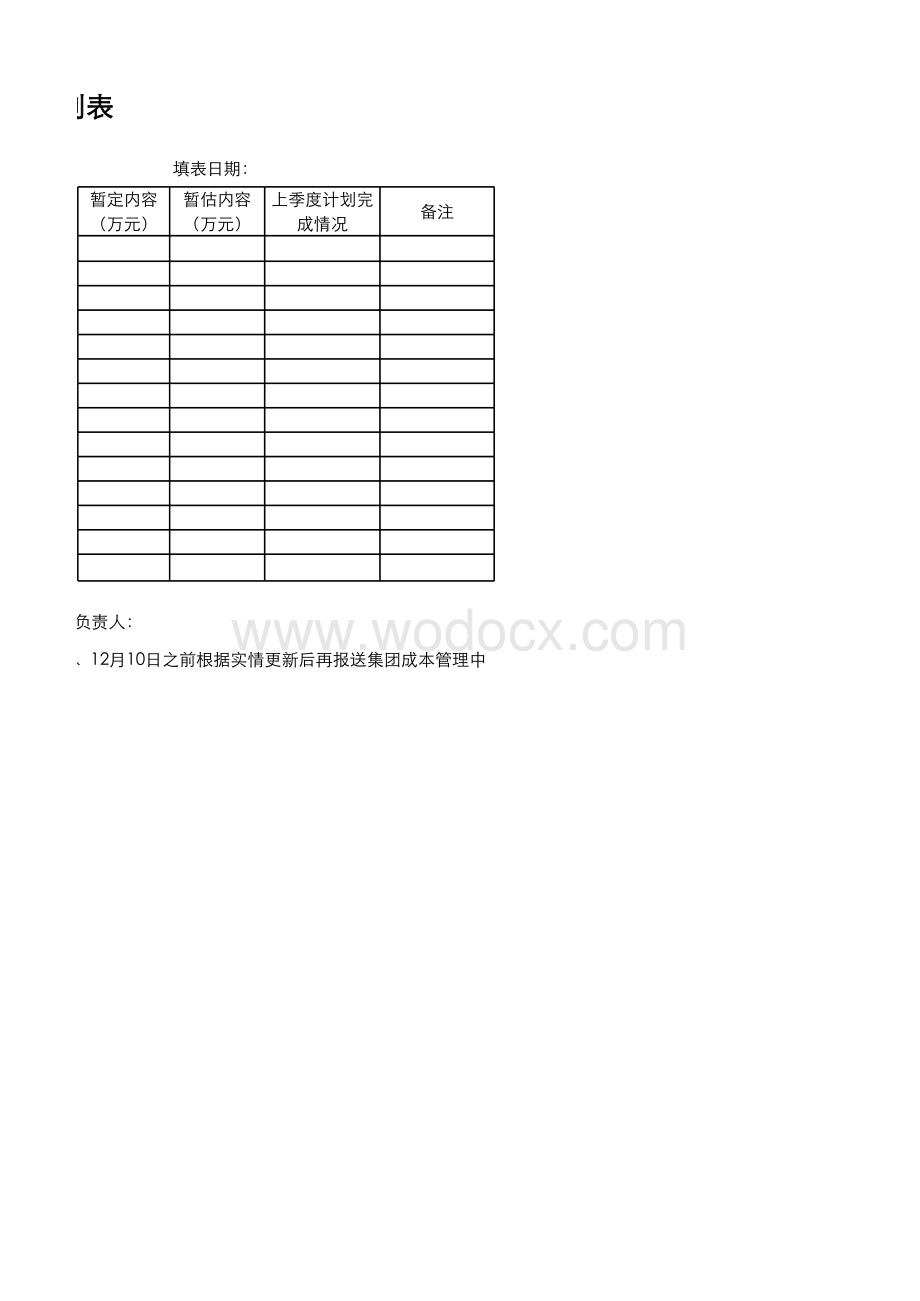 项目年度工程预算计划表.xlsx_第2页