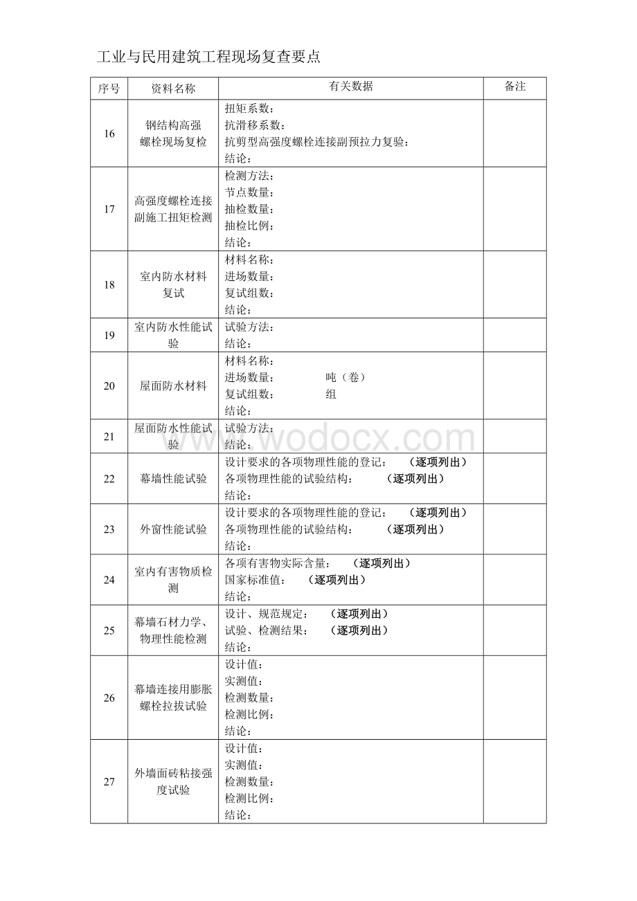 工业与民用建筑工程现场复查要点.doc_第3页