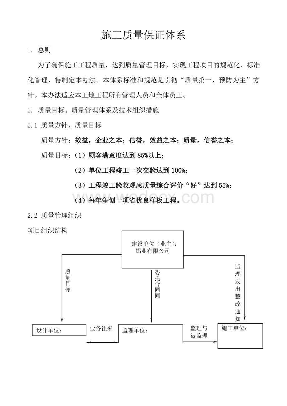 工程质量管理保证体系.doc_第2页