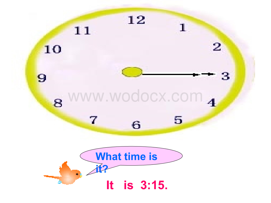 冀教版小学四年级英语下册Lesson14What time is it？课件.ppt_第3页