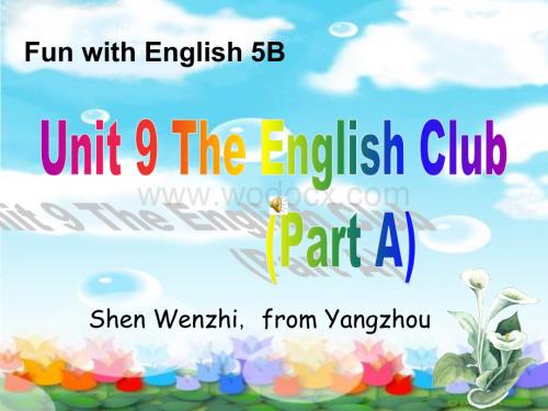 五年级英语The English club课件5.ppt