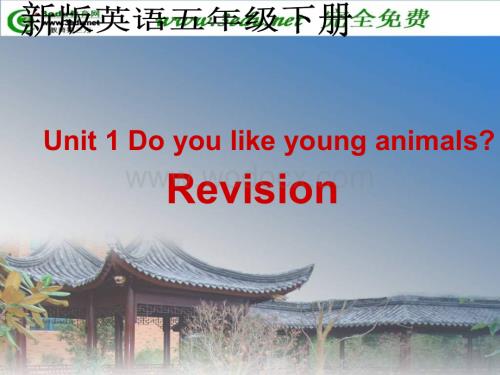 五年级英语Do you like young animals课件5.ppt