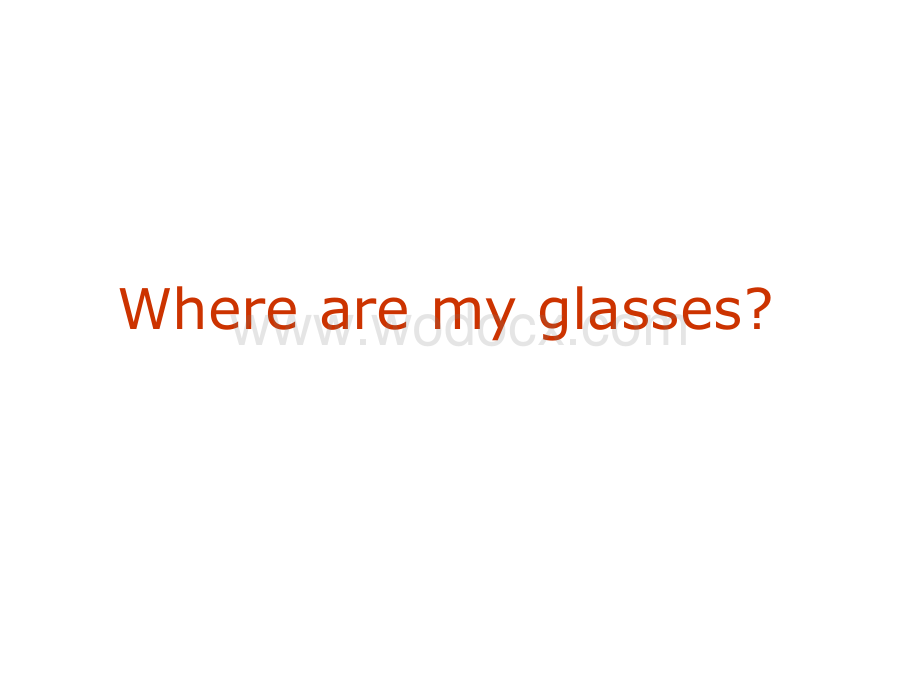 开心学英语四年级上册《Unit 7 Where are my glasses》ppt课件.ppt_第3页