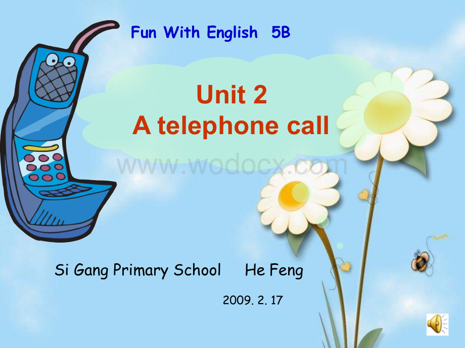 五年级英语A telephone call课件2.ppt_第1页