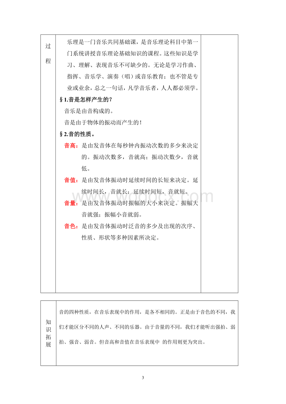 学前教育专业乐理全套教案（大学期末复习资料）.doc_第3页