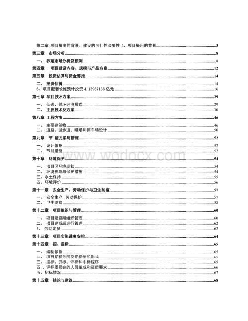 综合治理、生态开发荒漠地新建项目可研报告.doc