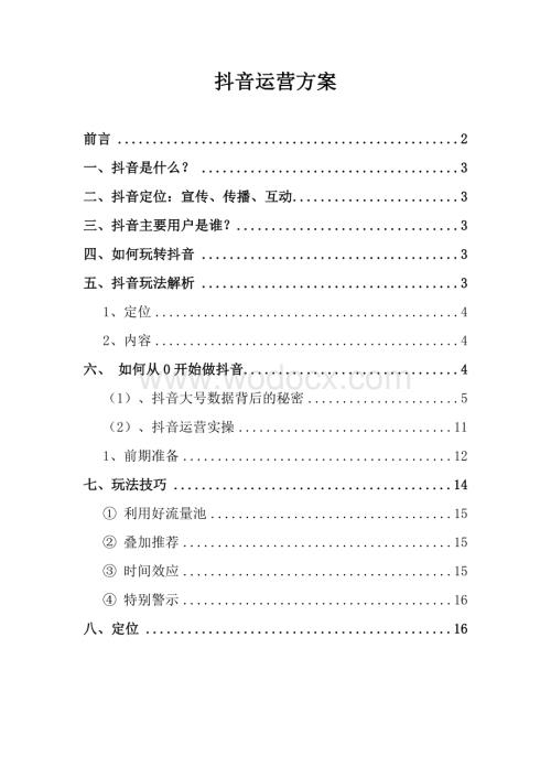 抖音运营方案.doc