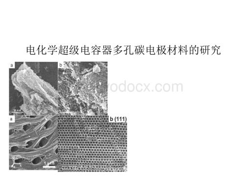 超级电容器电极碳材料.ppt