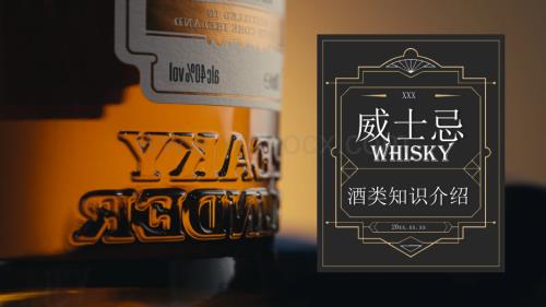 威士忌酒类基础知识介绍PPT模板.pptx