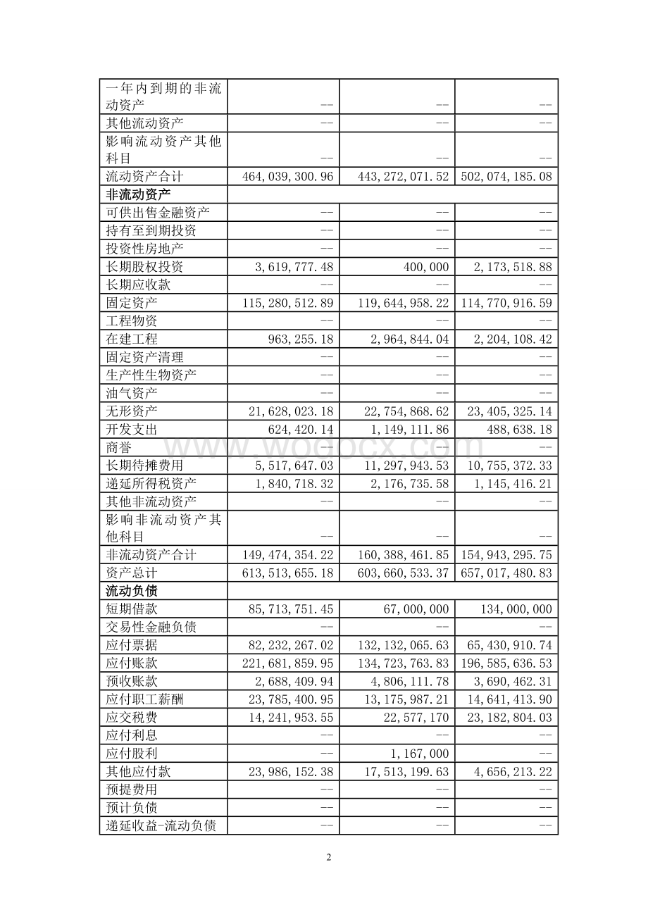 某某科技公司财务报告分析.doc_第2页