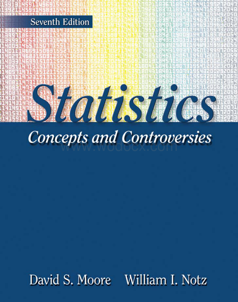 Statistics Concepts and Controversies, 7th Edition.pdf_第1页