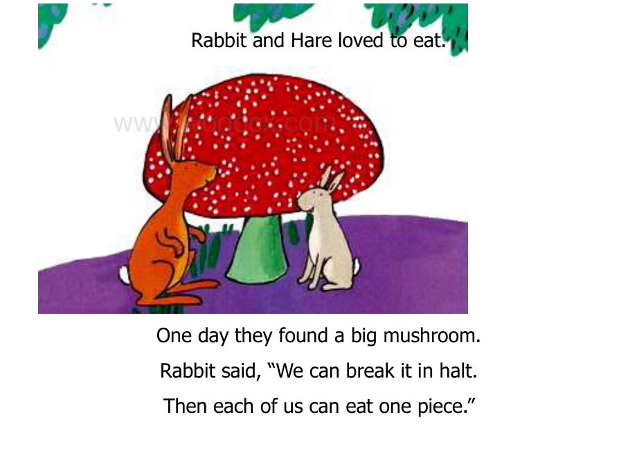 儿童英语图画书rabbit and hare devide.pdf_第2页