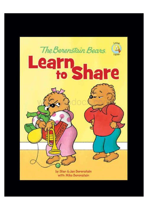 儿童英文图书learn to share.pdf