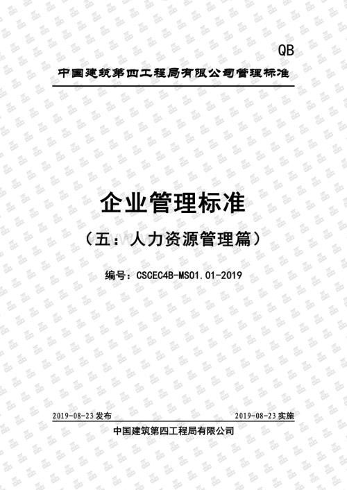 知名企业人力资源管理标准手册.pdf