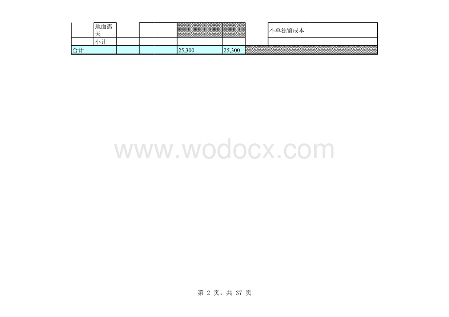 房地产项目成本测算及投资分析.xls_第2页