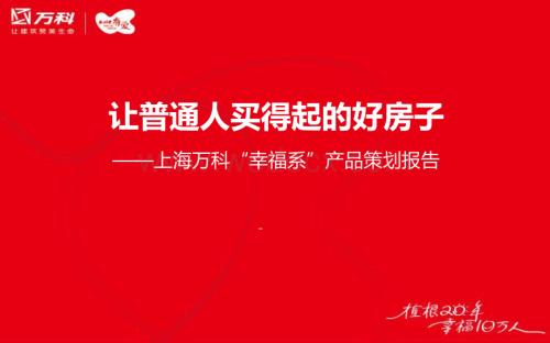 知名地产住宅产品策划报告.pdf