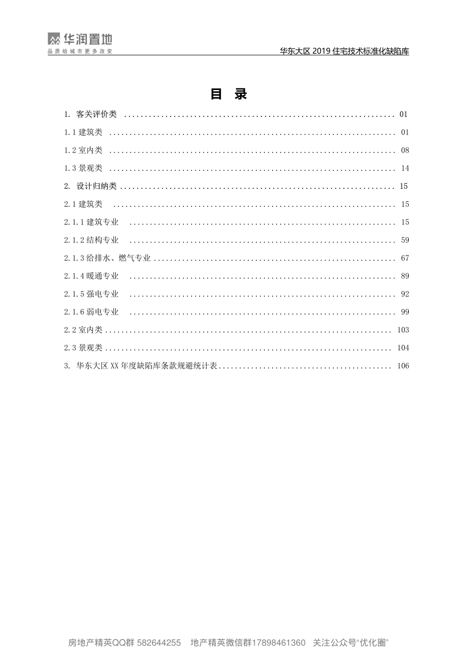 2019ZZ技术华东QXK住宅技术标准缺陷.pdf_第1页