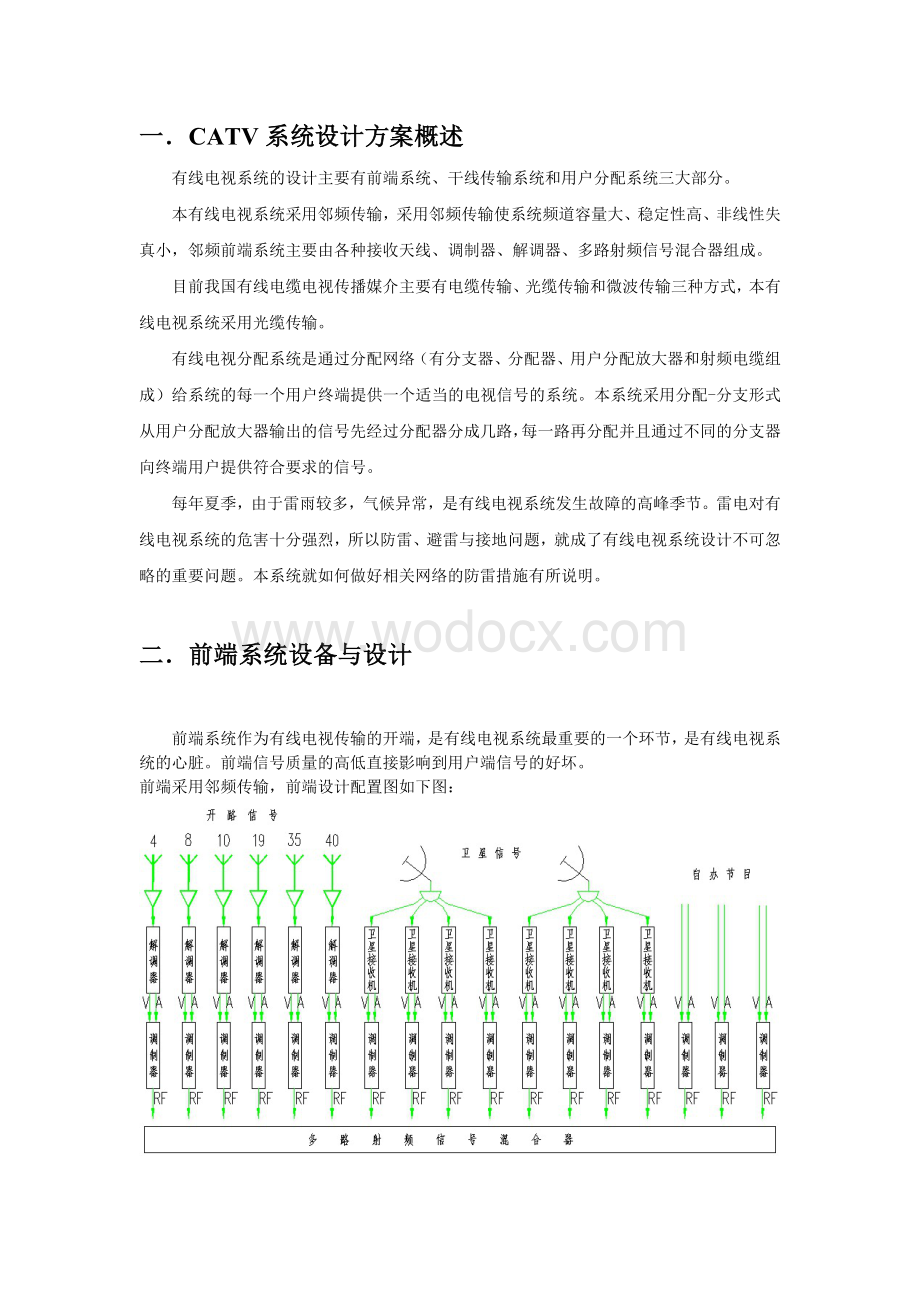 住宅小区有线电视系统设计.doc_第2页