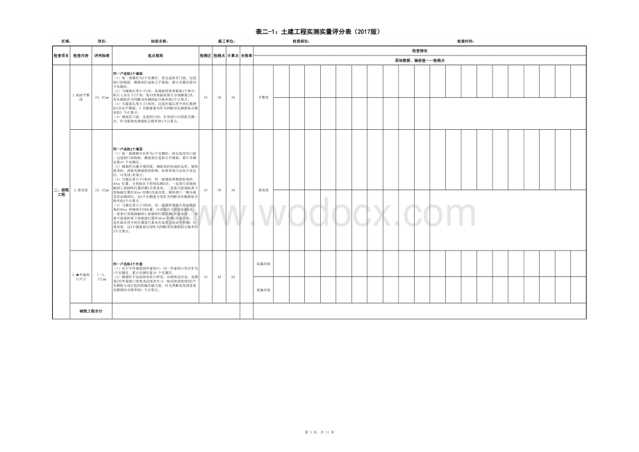 土建工程质量检查表.xlsx_第3页