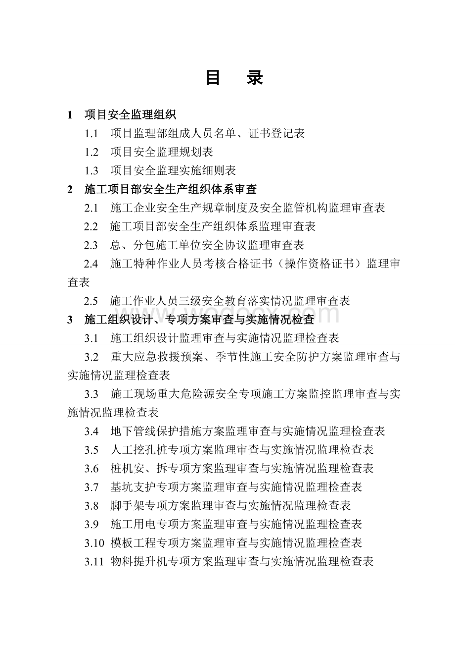 建筑工程安全监理技术资料台帐.doc_第2页