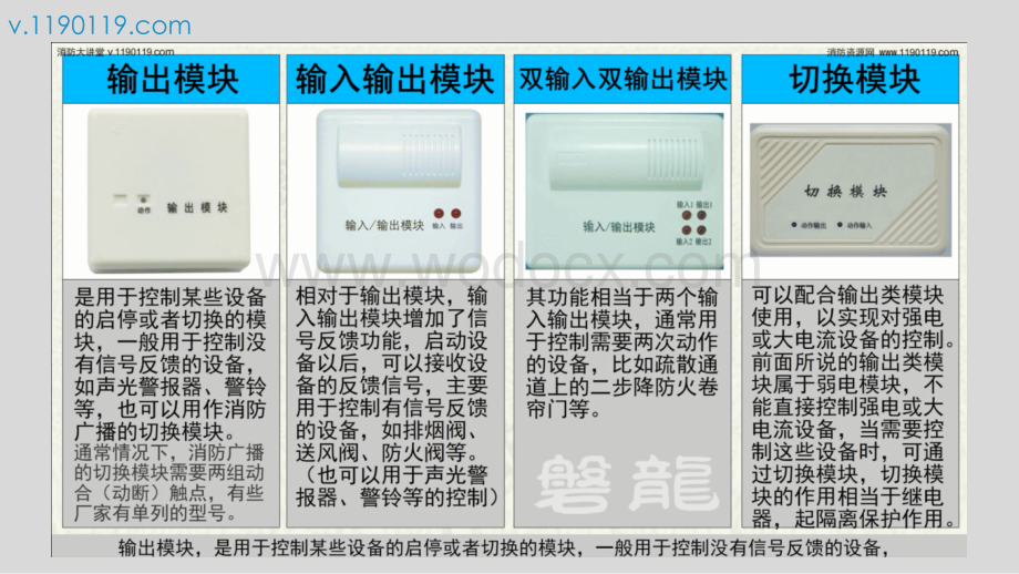 火灾自动报警系统输出模块输入输出模块切换模块.pptx_第2页