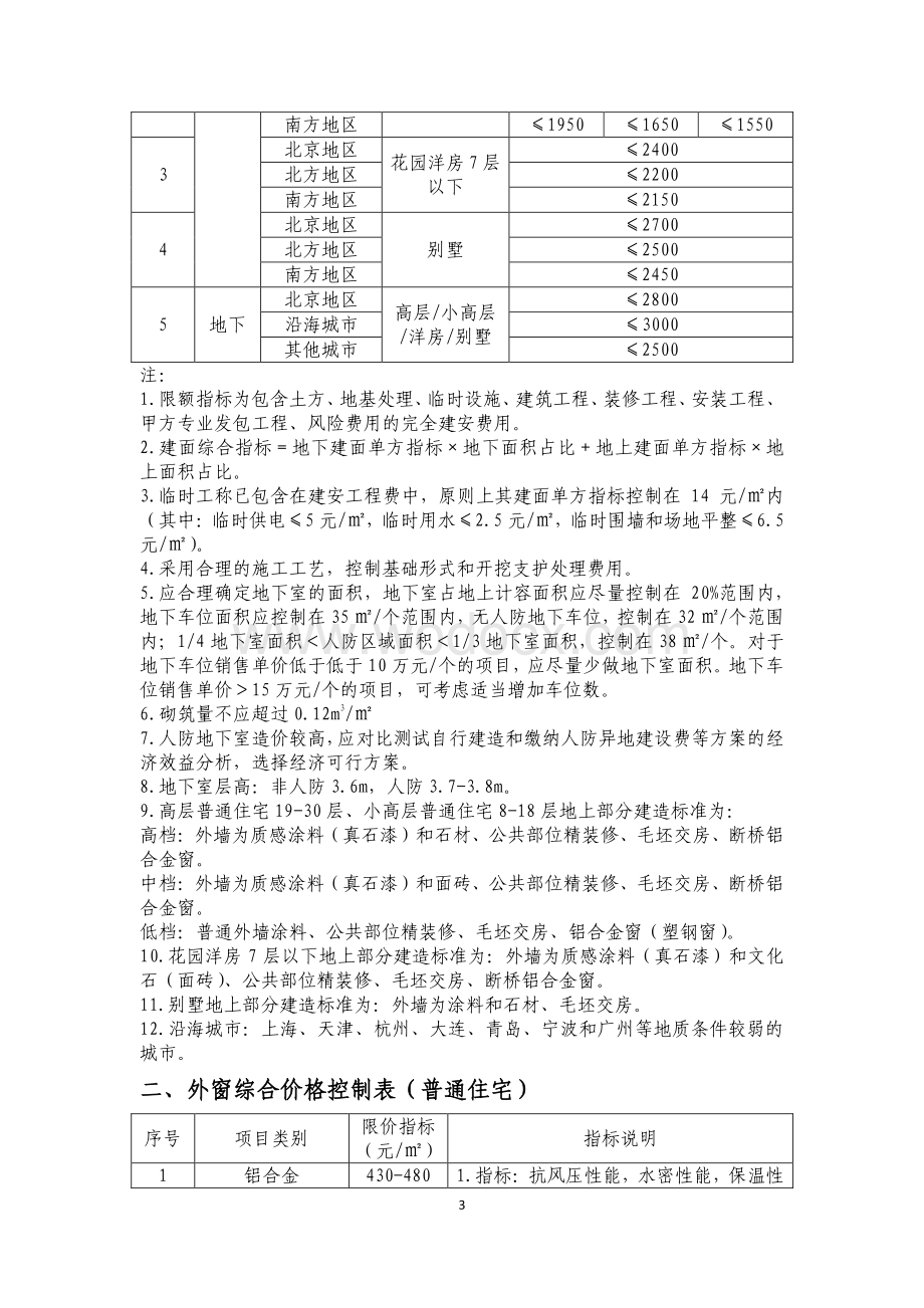 房地产开发项目成本内控指标.pdf_第3页