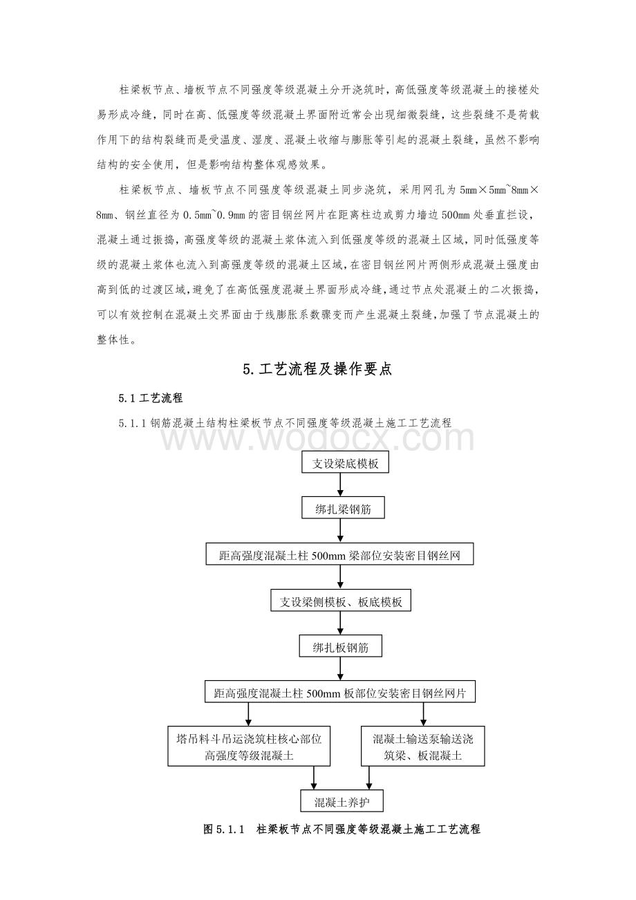 高层建筑节点处不同强度等级混凝土同步施工工法.doc_第2页