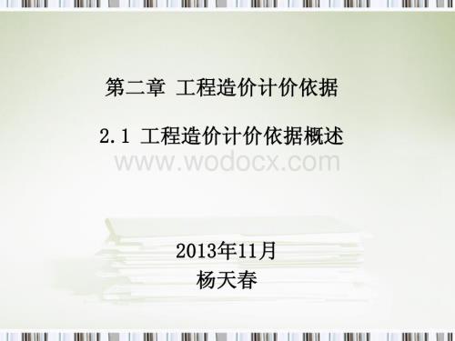 工程造价计价依据概述.pdf