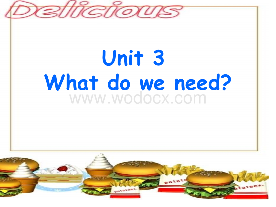 开心学英语五年级上册《Unit 3 What do we need》ppt课件.ppt_第1页