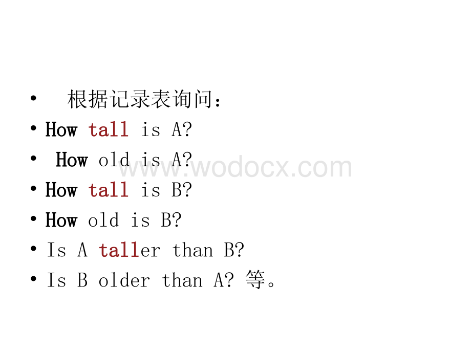 六年级英语how tall are you课件1.ppt_第3页